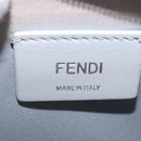 FENDI F is Fendi Chain Shoulder Wallet Leather Gray Silver 8BS006 Auth ka6188A-22