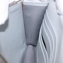 FENDI F is Fendi Chain Shoulder Wallet Leather Gray Silver 8BS006 Auth ka6188A-24