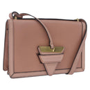 LOEWE Barcelona Shoulder Bag Leather Pink Gold Tone Auth ka6190A-1