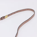 LOEWE Barcelona Shoulder Bag Leather Pink Gold Tone Auth ka6190A-14