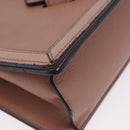 LOEWE Barcelona Shoulder Bag Leather Pink Gold Tone Auth ka6190A-15