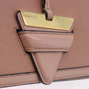 LOEWE Barcelona Shoulder Bag Leather Pink Gold Tone Auth ka6190A-19