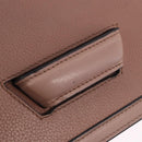 LOEWE Barcelona Shoulder Bag Leather Pink Gold Tone Auth ka6190A-21