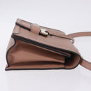 LOEWE Barcelona Shoulder Bag Leather Pink Gold Tone Auth ka6190A-5