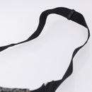 Christian Dior Trotter Canvas Shoulder Bag Black Silver Auth ka6191-10