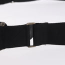 Christian Dior Trotter Canvas Shoulder Bag Black Silver Auth ka6191-11