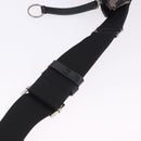 Christian Dior Trotter Canvas Shoulder Bag Black Silver Auth ka6191-13