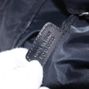 Christian Dior Trotter Canvas Shoulder Bag Black Silver Auth ka6191-31