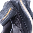 Miu Miu Hand Bag Leather 2way Black Gold Tone Auth ka6192A-33