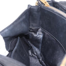 Miu Miu Hand Bag Leather 2way Black Gold Tone Auth ka6192A-36