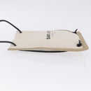 SAINT LAURENT Shoulder Bag Canvas White Silver 710272 Auth ka6194V-4