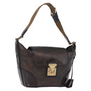 LOUIS VUITTON Monogram Bronze Serjan PM Shoulder Bag Bronze M95463 Auth ka6195V-1