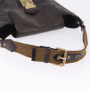 LOUIS VUITTON Monogram Bronze Serjan PM Shoulder Bag Bronze M95463 Auth ka6195V-7