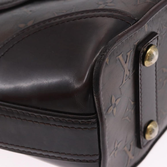 LOUIS VUITTON Monogram Bronze Serjan PM Shoulder Bag Bronze M95463 Auth ka6195V
