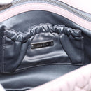 Miu Miu Matelasse Shoulder Bag Leather Pink Silver Auth ka6197V-22