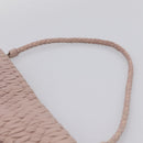 Miu Miu Matelasse Shoulder Bag Leather Pink Silver Auth ka6197V-14
