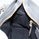 BALENCIAGA Classic Metal Edge City Hand Bag Leather Gray 390160 Auth ka6198M-20