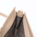 Salvatore Ferragamo Gancini Shoulder Bag Leather Beige Silver Auth ka620-18