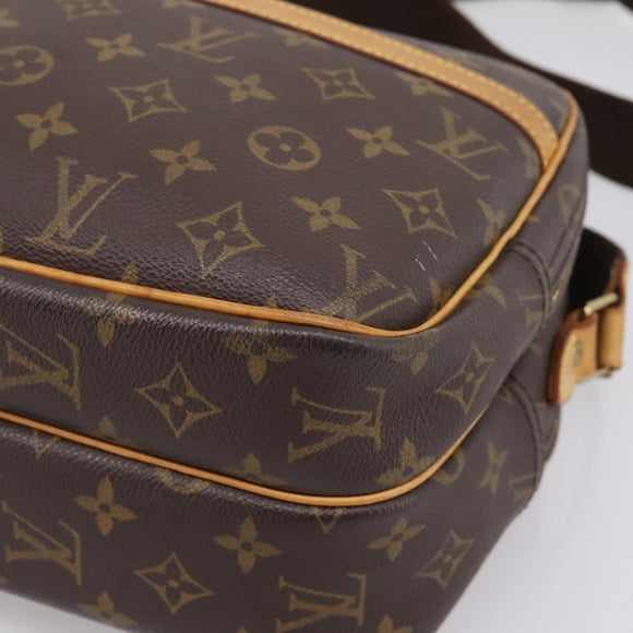 LOUIS VUITTON Monogram Reporter PM Shoulder Bag M45254 LV Auth ka6202A