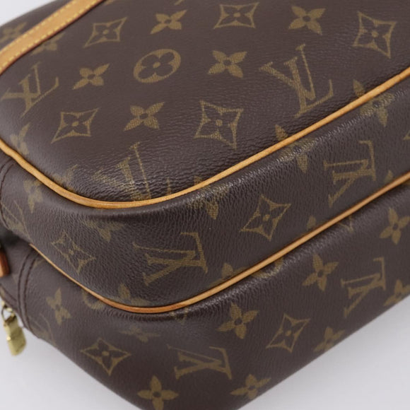 LOUIS VUITTON Monogram Reporter PM Shoulder Bag M45254 LV Auth ka6202A