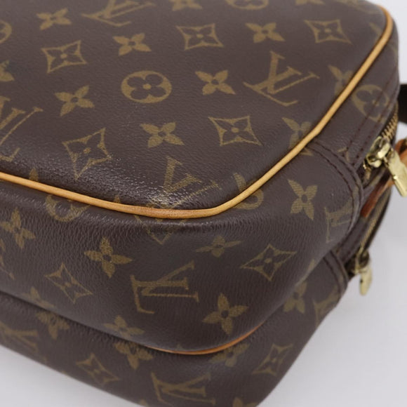 LOUIS VUITTON Monogram Reporter PM Shoulder Bag M45254 LV Auth ka6202A