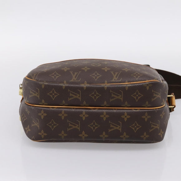 LOUIS VUITTON Monogram Reporter PM Shoulder Bag M45254 LV Auth ka6202A