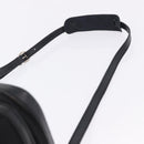 GUCCI Bamboo Vanity Hand Bag Nylon 2way Black Silver 013 2490 Auth ka6203-15
