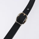 GUCCI Bamboo Vanity Hand Bag Nylon 2way Black Silver 013 2490 Auth ka6203-17