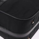 GUCCI Bamboo Vanity Hand Bag Nylon 2way Black Silver 013 2490 Auth ka6203-20