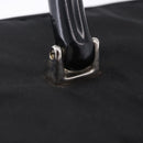 GUCCI Bamboo Vanity Hand Bag Nylon 2way Black Silver 013 2490 Auth ka6203-24
