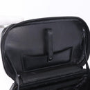 GUCCI Bamboo Vanity Hand Bag Nylon 2way Black Silver 013 2490 Auth ka6203-9