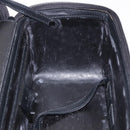 GUCCI Bamboo Vanity Hand Bag Nylon 2way Black Silver 013 2490 Auth ka6203-27