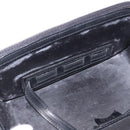 GUCCI Bamboo Vanity Hand Bag Nylon 2way Black Silver 013 2490 Auth ka6203-11