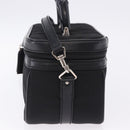 GUCCI Bamboo Vanity Hand Bag Nylon 2way Black Silver 013 2490 Auth ka6203-3