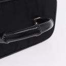 GUCCI Bamboo Vanity Hand Bag Nylon 2way Black Silver 013 2490 Auth ka6203-7