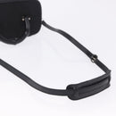 GUCCI Bamboo Vanity Hand Bag Nylon 2way Black Silver 013 2490 Auth ka6203-8