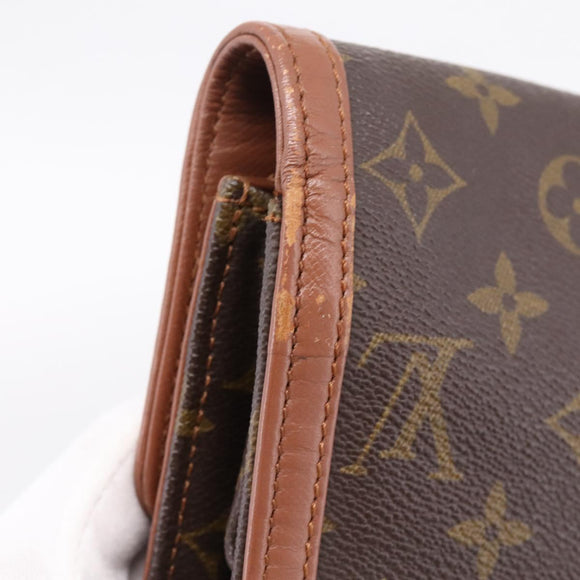 LOUIS VUITTON Monogram Pochette Dam GM Clutch Bag M51810 LV Auth ka6205