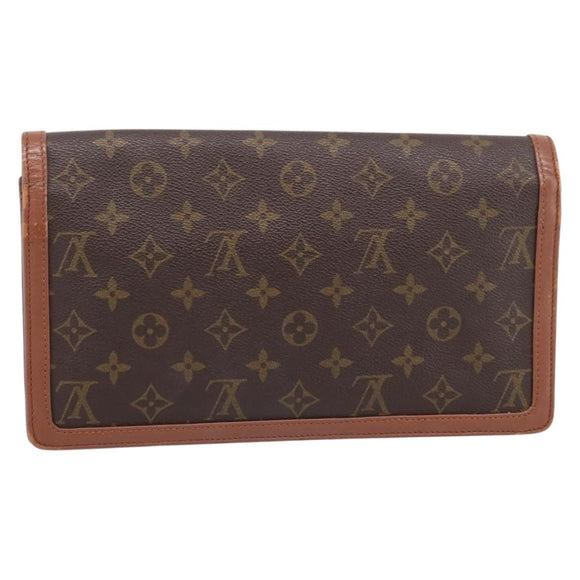 LOUIS VUITTON Monogram Pochette Dam GM Clutch Bag M51810 LV Auth ka6205