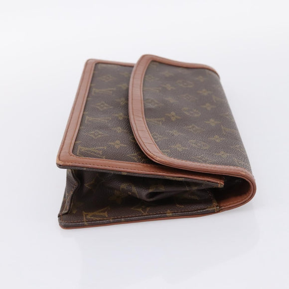 LOUIS VUITTON Monogram Pochette Dam GM Clutch Bag M51810 LV Auth ka6205