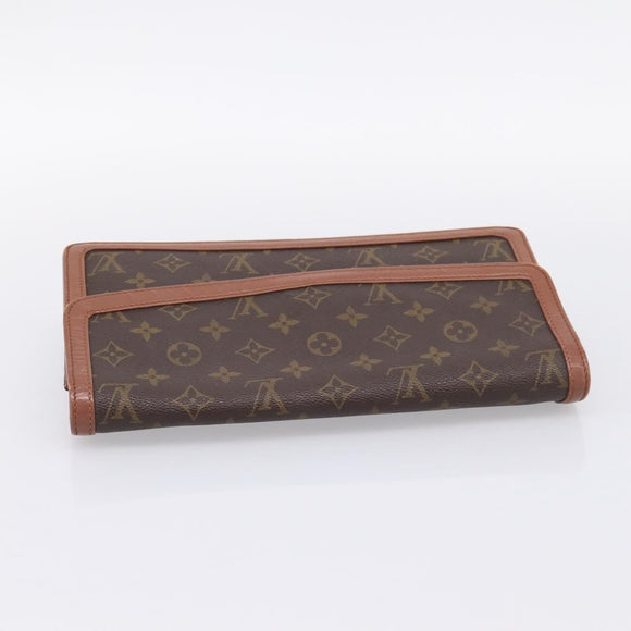 LOUIS VUITTON Monogram Pochette Dam GM Clutch Bag M51810 LV Auth ka6205