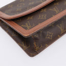 LOUIS VUITTON Monogram Pochette Dam GM Clutch Bag M51810 LV Auth ka6205-14