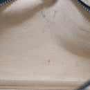 GUCCI GG Supreme Shoulder Bag PVC Navy Silver 201538 Auth ka6210-32