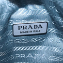 PRADA Hand Bag Canvas Blue Silver Auth ka6211V-21