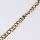 Miu Miu Madras Chain Shoulder Bag Leather Pink Gold Tone Auth ka6212-10