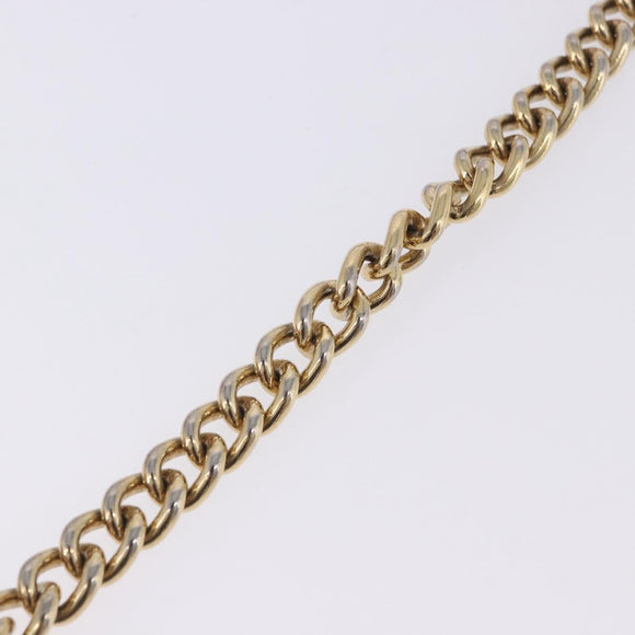 Miu Miu Madras Chain Shoulder Bag Leather Pink Gold Tone Auth ka6212