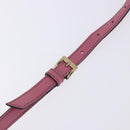Miu Miu Madras Chain Shoulder Bag Leather Pink Gold Tone Auth ka6212-12