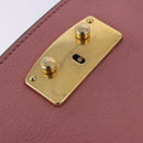 Miu Miu Madras Chain Shoulder Bag Leather Pink Gold Tone Auth ka6212-22