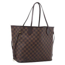 LOUIS VUITTON Damier Ebene Neverfull MM Tote Bag N51105 LV Auth ka6219-1