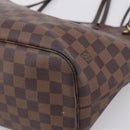 LOUIS VUITTON Damier Ebene Neverfull MM Tote Bag N51105 LV Auth ka6219-18