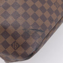 LOUIS VUITTON Damier Ebene Neverfull MM Tote Bag N51105 LV Auth ka6219-10